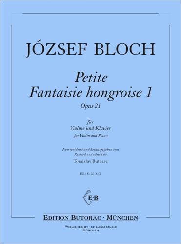 Cover - Bloch, Petite Fantaisie hongroise 1, op. 21